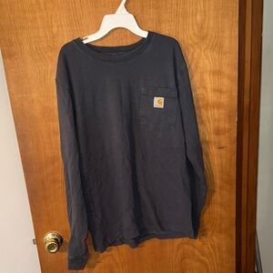 Carhartt Dark Blue Long Sleeve Tee